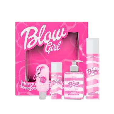 Imagem de Kit com Blow Girl Beijos Body Splash Blow Hidratante e Blow Beijos Perfume Hot Flowers