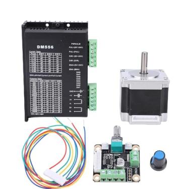 Imagem de Eujgoov DM556 2 Fase Digital Hybrid Stepper Motor Driver Com Anti-Ressonância 4.2A Corrente Máxima para Máquina de Gravura Impressora 3D CNC