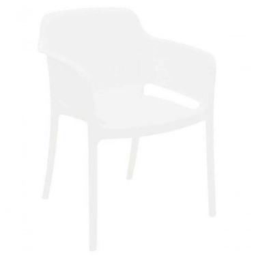 Imagem de Cadeira Tramontina Gabriela Em Fibra De Vidro Branco