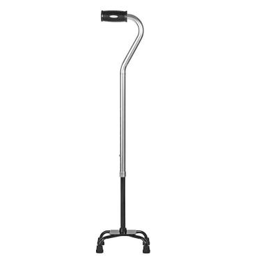 Imagem de Bengala Bastao 4 Pontas Em Aluminio Altura Ajustavel Ortopedico Muleta Adulto Idoso Equilibrio