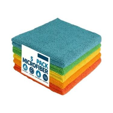 Imagem de Pano De Limpeza Multiuso De Microfibra, Pano De Louça, Esponja Reutili
