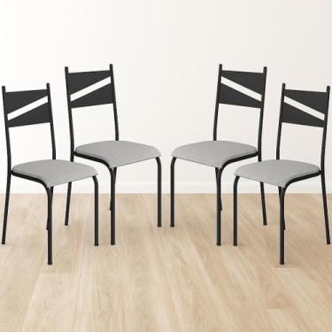 Imagem de Kit 4 Cadeiras de Cozinha Sala Jantar Varanda Sala de Estar Epoxi 543.