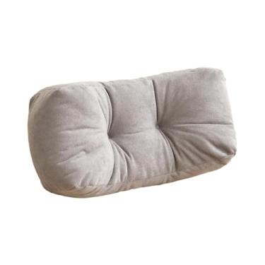 Imagem de Fenteer Travesseiro de apoio para as costas multiuso, encosto de cabeça macio e confortável com zíper 35x16x20cm, compacto para ficar sentado por muito tempo,