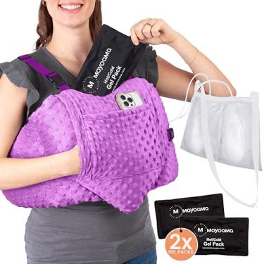 Imagem de MOYOAMA Travesseiro pós-mastectomia – Travesseiro pós-cirurgia para carro, pacientes com redução e aumento de mama, travesseiro de mama após cirurgia cardíaca, essencial para recuperação de