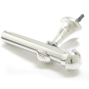 Imagem de Kit Varão Cortina 2,40 Metros 28mm Simples(CROMADO)