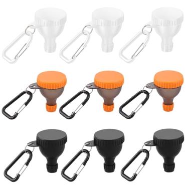 Imagem de DJAPWPX 9 recipientes reutilizáveis de proteína em pó de 50 ml, recipientes portáteis de viagem com tampa selada para academia, treino, fitness, viagens