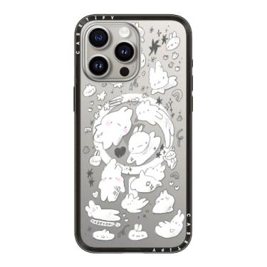 Imagem de CASETiFY Capa compacta para iPhone 15 Pro Max [fina e elegante/compatível com Magsafe/1,2 m. 2X proteção contra quedas de grau militar] - Just Some Buns da tabetaaii - Preto transparente