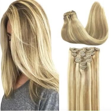 Imagem de Extensões de cabelo Clip in GOO GOO Real Human Hair 26 polegadas 180g