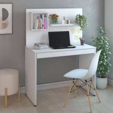 Imagem de Escrivaninha Com Painel First - Branco 5663