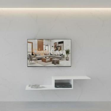 Imagem de Rack Suspenso Nicho Prateleira para tv Sala Quarto - Digo.Casa