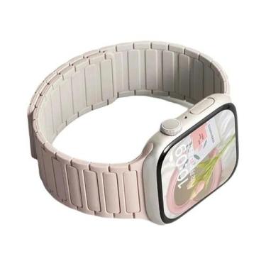 Imagem de Pulseira Esportiva Magnética De Silicone De 49mm 45mm 46mm 42mm 38mm 4