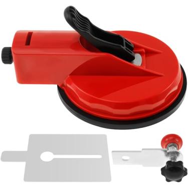 Imagem de ZJMCAJY Sistema de nivelamento de azulejo reutilizável para parede com ventosa, placa grande, canto, fixo, mármore, nivelador, ferramentas de aperto de azulejos de cerâmica confiáveis para instalação