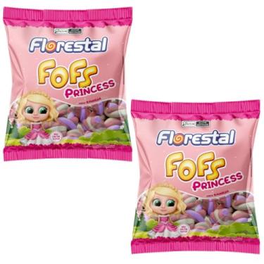 Imagem de Kit 2 Pacotes Marshmallow Fofs Princess Twist 220g Florestal
