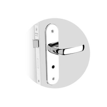Imagem de Fechadura Banheiro Alavanca Cromado Icaroway - SOPRANO