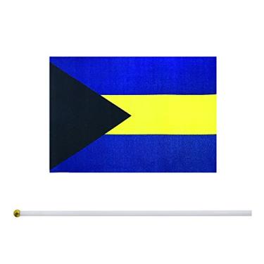 Imagem de Bandeira de Bahamas Bandeira de Bandeira de Bahama, Bandeira de Bandeira de Menina, Pequena Mini Bandeira, Pacote com 50, Bandeiras Nacionais Redondas, Materiais de Decorações de Festas para Paradas, Copa do Mundo, Eventos Esportivos, Celebração