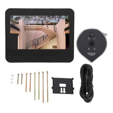 Imagem de Jectse Câmera Smart Digital Peephole, Visualizador de Portas de 3 MP 1080p Com Detecção de Movimento, Conexão Wi -Fi para Apartamento, Visualizador de Porta Visual de 4,3 Pol, 160 Graus