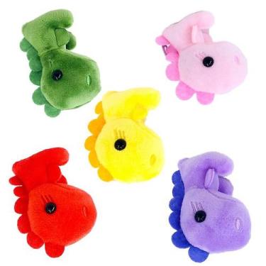 Imagem de 5pcs fresco dinossauro forma pelúcia brinquedo boneca pequeno dinossau