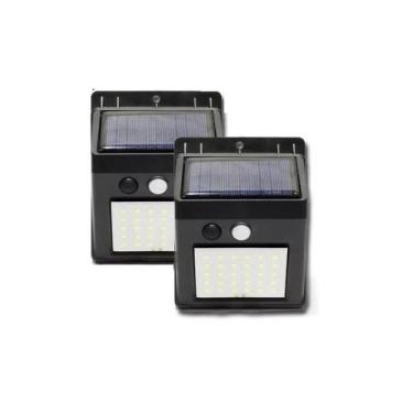 Imagem de Luz de parede Solar Focus X2 com 20 LED e sensor de movimento - Lightb