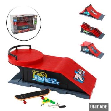 Imagem de Pista Skate de Dedo com Acessórios - Tudo em Caixa - Genérico