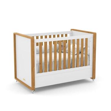Imagem de Berço Tutto Laqueado 61739 Branco Soft/Freijo Matic Quarto Infantil