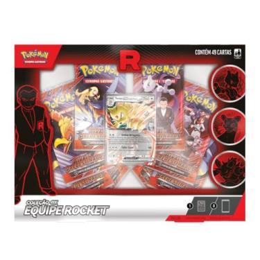 Imagem de Cartas Pokémon Equipe Rocket Coleção Ex com 49 Cards - Copag (Persian)
