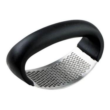 Imagem de Espremedor Amassador em Aço Inox Triturador de Alho 10cm - Wari