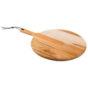 Imagem de Tábua Redonda para Pizza Tramontina Provence em Madeira Teca 30 cm