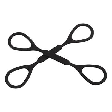 Imagem de RiToEasysports Anel de Rolha de Trompete de Silicone Brilhante 2 Peças Acessório de Instrumento de Sopro de Substituição para Tocadores de Trompete Preto