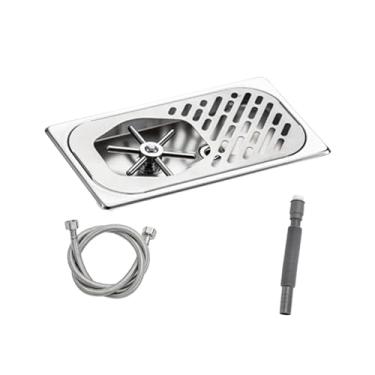 Imagem de Ｂｅｓｇａ Lavador de copos de vidro, limpador de xícaras de chá, fácil instalação, bandeja coletora e escorredor de para copos de bar comerciais