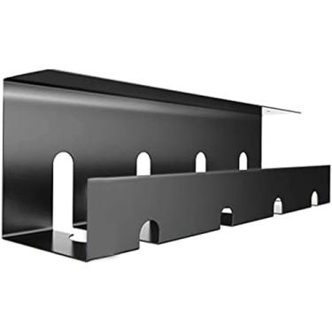 Imagem de Guia de Cabo U Organizador de Cabos e Fios Para Mesa Organizador de Cabos e Fios oculto Baixo Mesa Guia de Cabos horizontal Modulado organiza
