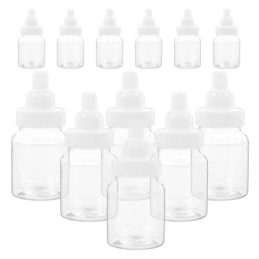 Imagem de jojofuny 12 Peças de Lembrancinhas de Garrafa de Doces para Chá de Bebê: Mini Garrafas de Plástico Recarregáveis ​​para Doces, Jarra, Cofrinho, Caixa para Lembrancinhas de Chá de Bebê,