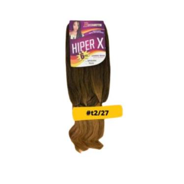 Imagem de Kanekalon Jumbo Jumbão Ideal Pra Tranças Box Braids 400G + 10 Aneis - 