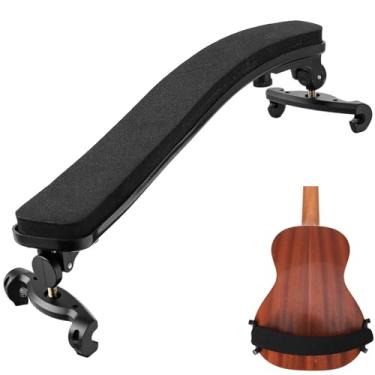 Imagem de Descanso de ombro de violino para tamanho 4/4-3/4, descanso de ombro, pés ajustáveis em altura, tipo universal com esponja macia de alta resistência, design ergonômico para desempenho de violinos