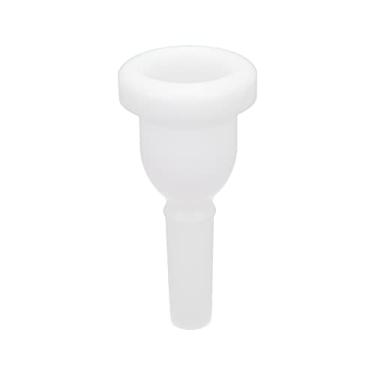 Imagem de XUXHOU Bocal de Trombone de Trompa Tenor MBAT para Tocar Acessórios de Instrumento de Sopro de Plástico ABS MT-25, Som Puro, para Iniciantes e Profissionais de Trombone, Branco