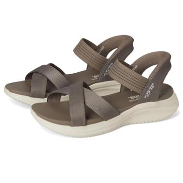 Imagem de Skechers Tênis feminino Ultra Flex 3.0 - Never Netter Hands Free Slip-ins, Cinza-escuro, 39