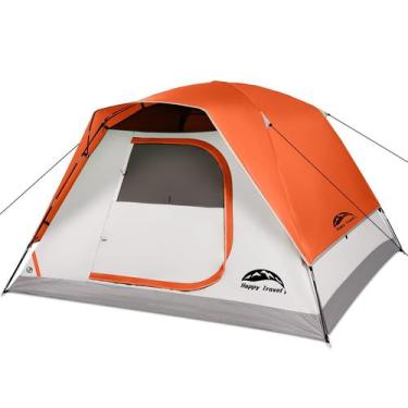 Imagem de Tenda HAPPY TRAVEL, cúpula para 4 pessoas, impermeável, 265x244 cm