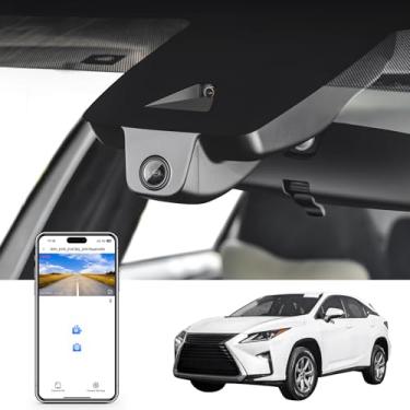 Imagem de Mangoal Câmera de painel 4K personalizada para Lexus RX 2018 2019 2020 2021 2022 (modelo B), RX 350 450h 350L F Sport Luxury, visual OEM, vídeo UHD 2160P, modo de estacionamento, Wi-Fi e aplicativo,