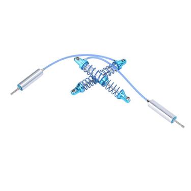 Imagem de aqxreight 2PCS RC CHOAMPER DAMPER DE ZINC LOLO DE ZINCO PARA 1/10 RC CARRO RAWLER REMOTO 80MM (90mm)