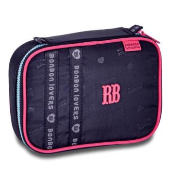 Imagem de Estojo Box Rebecca Bonbon Urban Mix 36 Pens Juvenil Escolar Preto