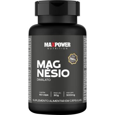 Imagem de Magnésio Dimalato Max Power 60 Cápsulas 500mg