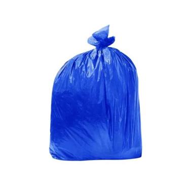 Imagem de Pacote saco lixo AZUL 5 micras (P5) 100L 100un - BK