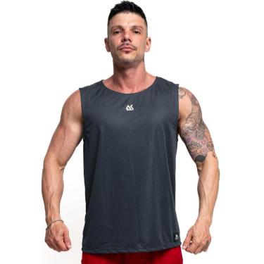 Imagem de Regata Masculina Academia Treino Musculação Fitness Minimalista-Masculino