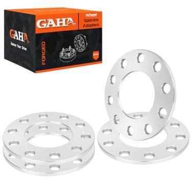 Imagem de GAHA Espaçadores de roda de 5 x 120,7 mm 78,1 mm compatíveis com Chevrolet Corvette Blazer S10 Camaro GMC Sonoma Jimmy Pontiac Firebird Cadillac XLR, adaptadores de roda de espessura de 78,1 mm