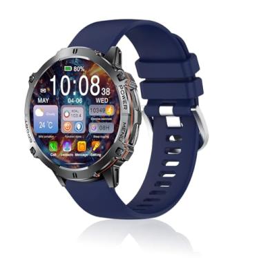 Imagem de NOUKAJU Pulseira para LIGE TX3, pulseira de substituição para relógio inteligente, pulseira de silicone macio, acessórios para SmartWatch, pulseira de substituição para SmartWatch LIGE TX3 (azul)