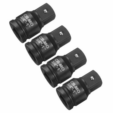 Imagem de HARFINGTON Adaptador de soquete de impacto fêmea de 1,9 cm para macho de 2,5 cm aumentador de acionamento quadrado padrão SAE CR-MO conversor de aço, chave de impacto, chave catraca, disjuntor, barra