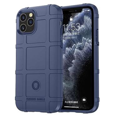 Imagem de IDEWEI Capa para iPhone 11 Pro MAX, fibra de carbono refinada, anti-queda, anti-impressões digitais, proteção integral. A capa do telemóvel é compatível com iPhone 11 Pro MAX