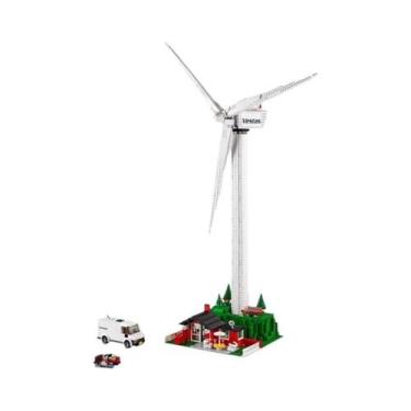 Imagem de Blocos De Montar Para Meninos 844PCS Modelo De Turbina Eólica Elétrica