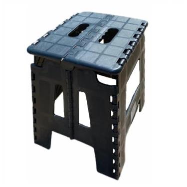 Imagem de Banquinho De Plástico Dobrável(Preto)