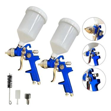Imagem de 2 Pistolas De Pintura Hvlp Bico 1.4Mm