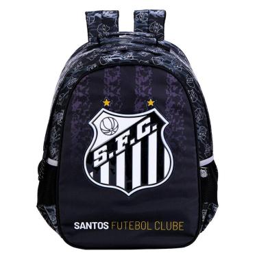 Imagem de Mochila De Costas Escolar Time Futebol Santos  16612